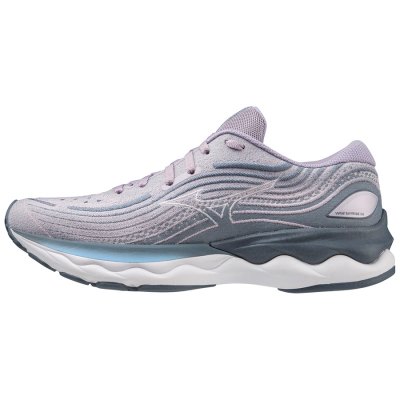 Zapatillas Para Correr Mizuno WAVE Skyrise 4 Mujer Morados / Blancos / Azules - Chile M596SXVDTJ